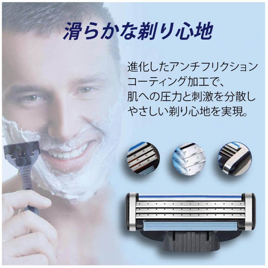 ジレット マッハシン3 Gillette Mach3 3枚刃 シンスリー マッハ3 替刃 互換品 16個入り カミソリ 髭剃り 送料無料 ソレルン |  | 04