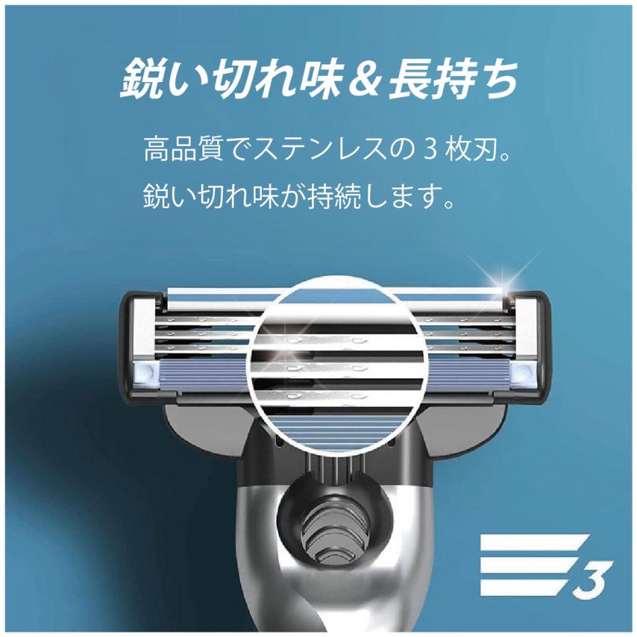 ジレット マッハシン3 Gillette Mach3 3枚刃 シンスリー マッハ3 替刃 互換品 20個入り カミソリ 髭剃り 送料無料 ソレルン |  | 03