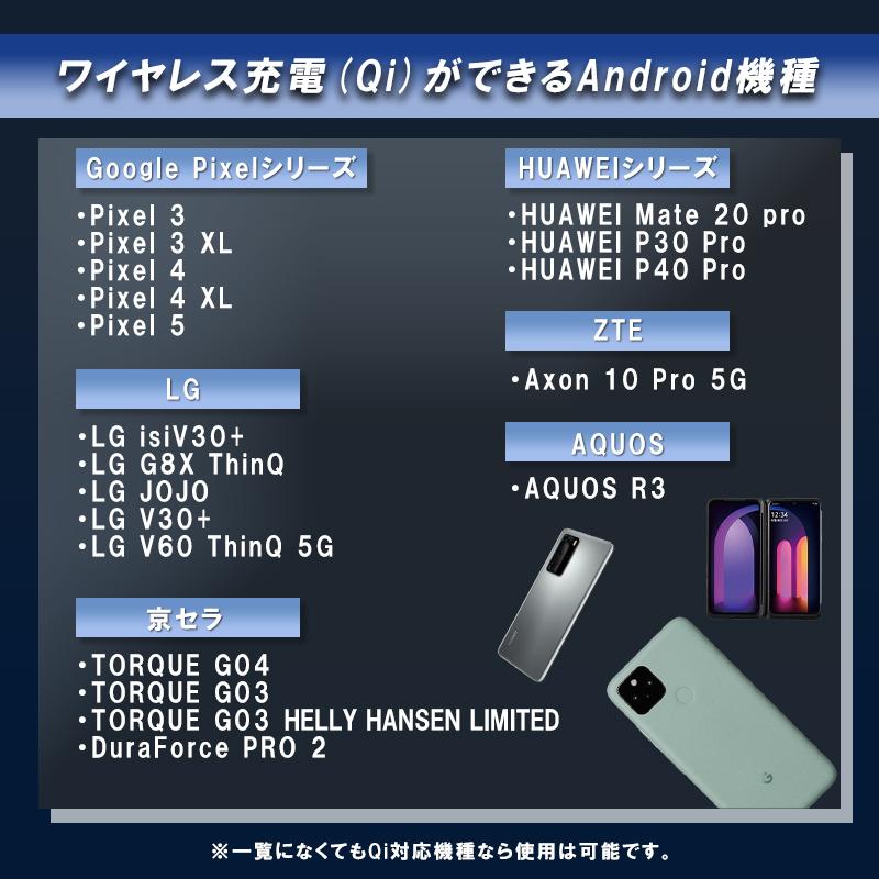 Qi マグネット式ワイヤレス充電器 スマホスタンド付 マグネットリングシール プレゼント ワイヤレス 充電器 急速 10W Qi対応スマホでマグネット・マグセーフ商品 |  | 08