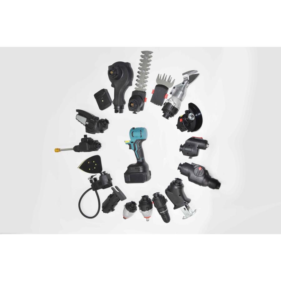 マルチツール セット 18V EVO マキタ 対応 ドリル インパクト ジグソー 先端ツール交換可能電動工具 Heimerdinger製 マルチヘッドツール 送料無料 |  | 09