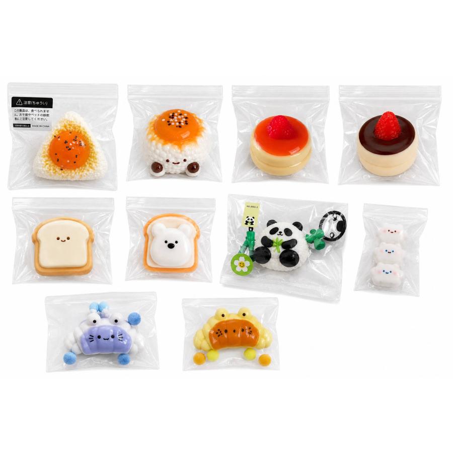 おにぎり スクイーズ グッズ 食品サンプル もちもち ぷにぷに おにぎり キーホルダー 三角おにぎり 丸おにぎり いちごスフレ チョコスフレ トースト かわいい 動 |  | 05