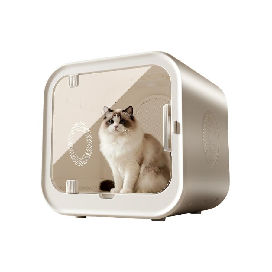 ペットドライルーム 犬用 猫用 ペットドライヤールーム ペット乾燥機 ドライボックス 自動乾燥 温度調整 毎日のケア用品 小型犬 中型犬 猫対応 多頭飼い シャン |  | 07