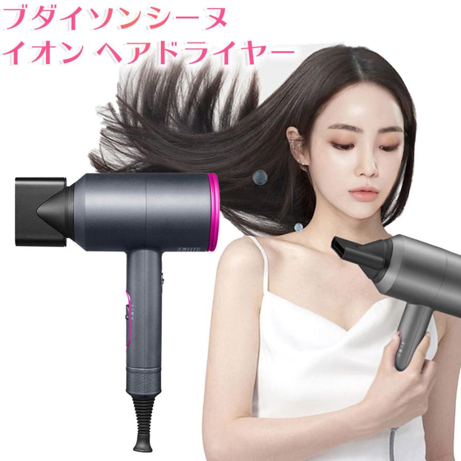 ブダイソンシーヌ イオン ヘアドライヤー パーマ用ヘアドライヤー 1800-2000W 3ヘッド付 | 