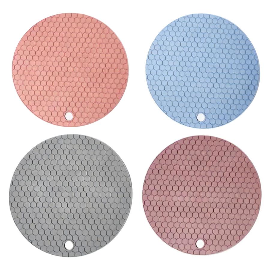 テーブルマット 3個 シリコン 耐熱 滑り止め キッチン 多機能 コースター 鍋敷き 鍋掴み ミトン カラフル 洗える おしゃれ かわいい キッチン用品 お手入れ 簡単 |  | 05