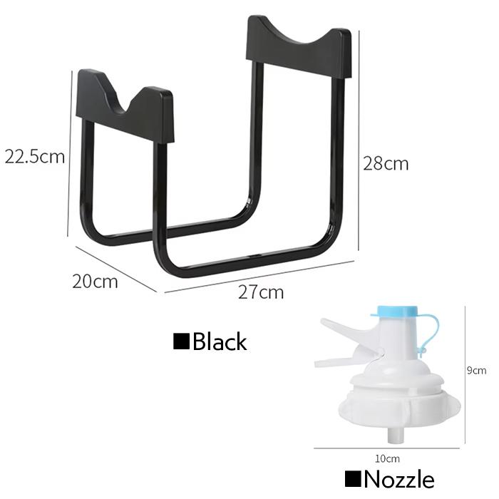 ウォーターサーバー ボトル置き 飲料水 ホルダー ディスペンサー キッチン ウォータージャグスタンド 置くだけ ノズル付きウォーターサーバーボトルスタンド |  | 03