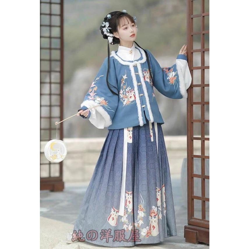 チャイナ服 チャイナドレス 明朝 漢服4点セット レディース 大人 秋冬用 中華服 ファー 可愛い 中華衣装 華流 ステージ衣裳 撮影衣裳 暖かい 改良版 日常着可 チ 青川ストア - 通販 - Yahoo ショッピング