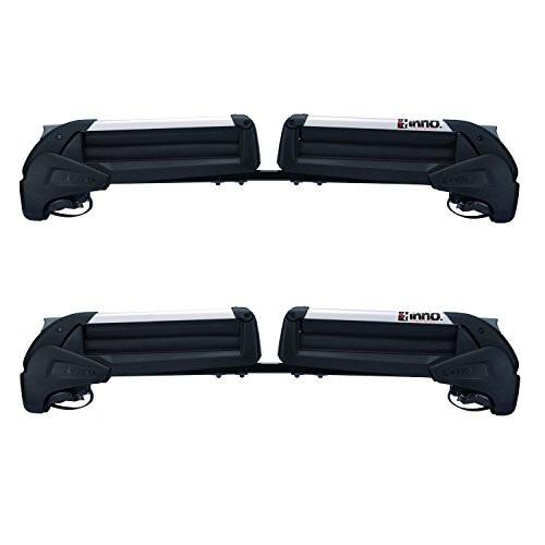 数量限定 カーメイト ルーフキャリア Inno スキースノーボード専用キャリア デュアルアングル ルーフレール専用 ブラッ 最高の Atempletonphoto Com