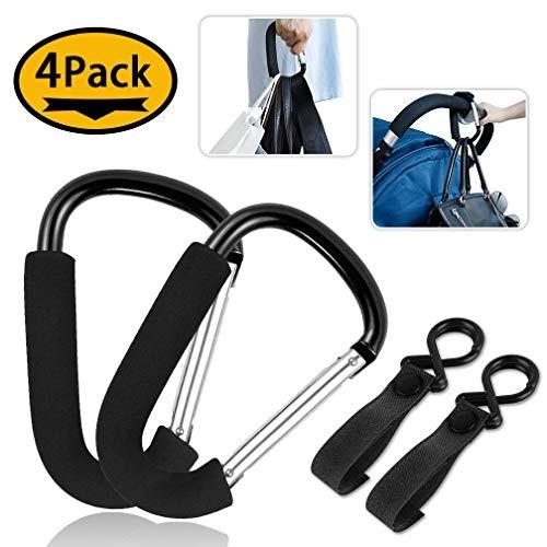 ベビーカー フック Maveek カラビナ アウトドア キャンプ ショッピング バッグ ベビーカー グッズ360度回転 滑り Raa あおはまヤフー店 通販 Yahoo ショッピング