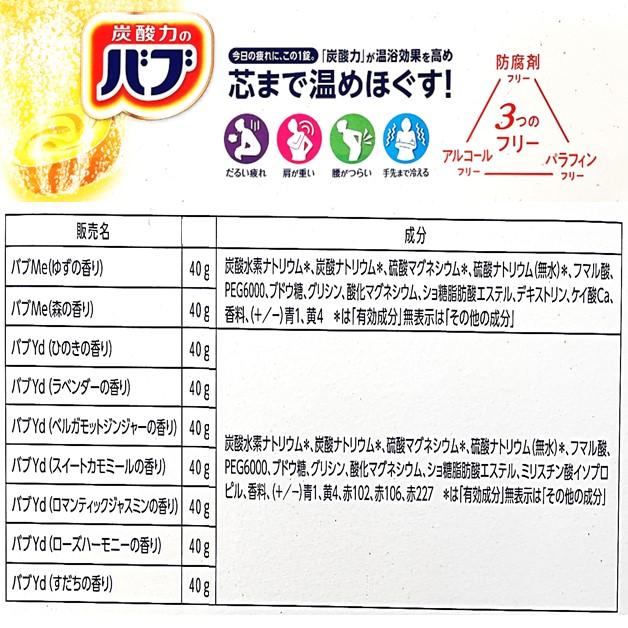 父の日 入浴剤 バブ 18錠 薬用 炭酸 錠剤タイプ 商品券 送料無料 クーポン 花王｜aoi-netshop｜04