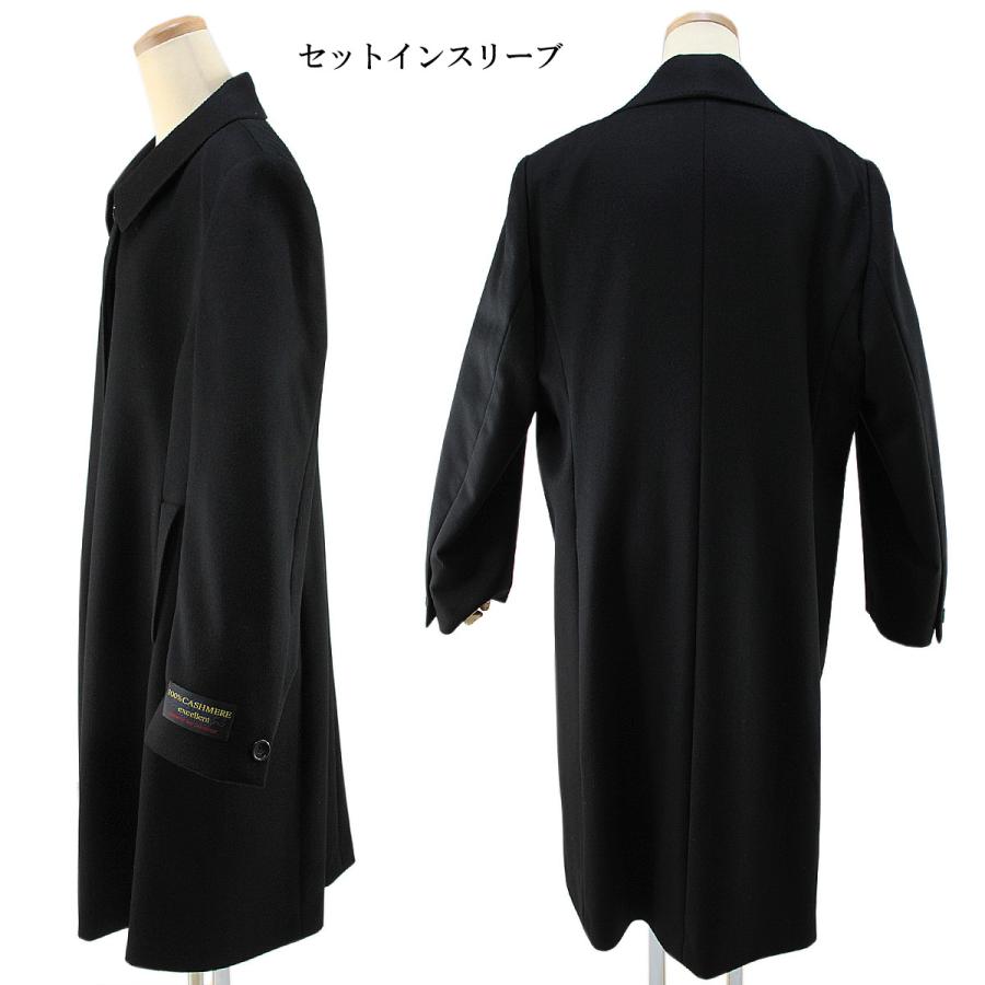 カシミヤコート 8174-1A ステンカラーコート 109cm/ロング丈 カシミヤコート 8174-1A ステンカラーコート 109cm/ロング丈