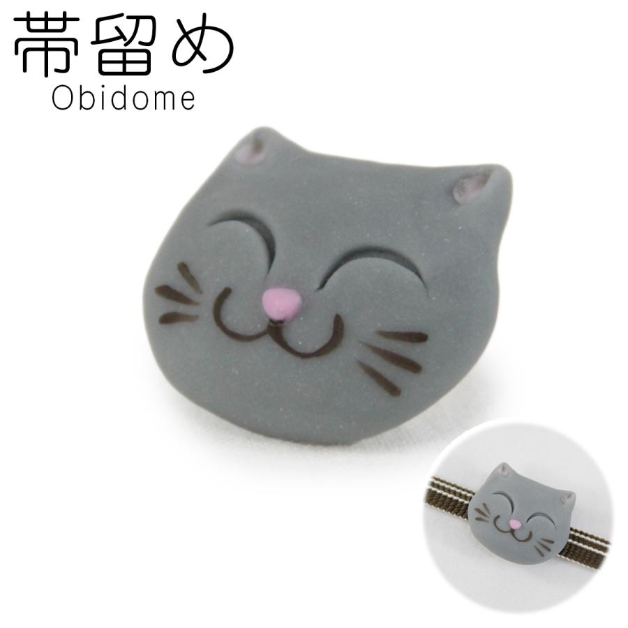 帯留め 31 日本製 和菓子モチーフ 桐箱入り ねこ 2 灰色猫 G Odm 31 あおい 正直問屋 通販 Yahoo ショッピング