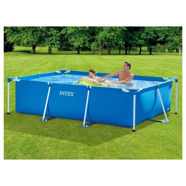 INTEX インテックス カバー付 フレームプール 大型 長方形 3m×2m×75cm