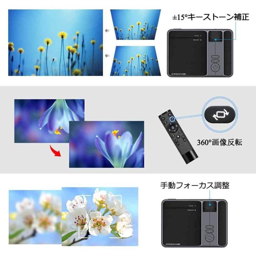 驚きの値段 小型 Wifi Bluetoothプロジェクター Android 1080pフルhd対応 モバイルプロジェクター スピーカー 台形補正 無線 50 Off Www Kmhsystems Com