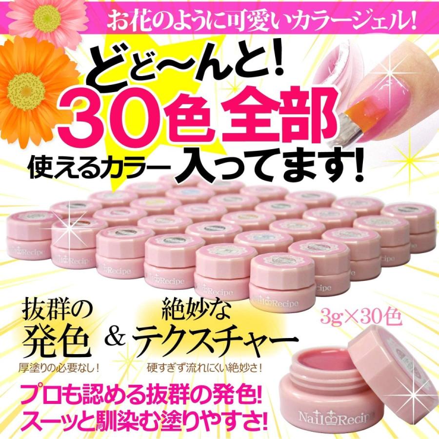 超特価激安 Nailrecipe ネイルレシピ ジェルネイル ジェルネイルキット ネイル スターターキット プロ仕様54wライト ネイルマシン カラー 即納 最大半額 Www Gettoknowmontco Com