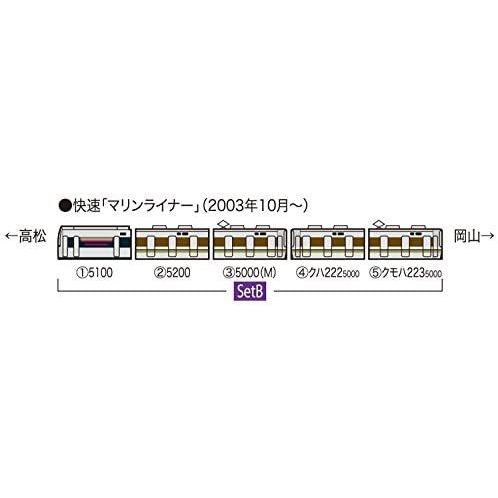 TOMIX Nゲージ 223 5000系・5000系近郊電車 マリンライナー セットB 5両 98260 鉄道模型 電車 Nゲージ 5000系 5000系近郊電車 マリンライナー セットB 5両 鉄道模型 電車