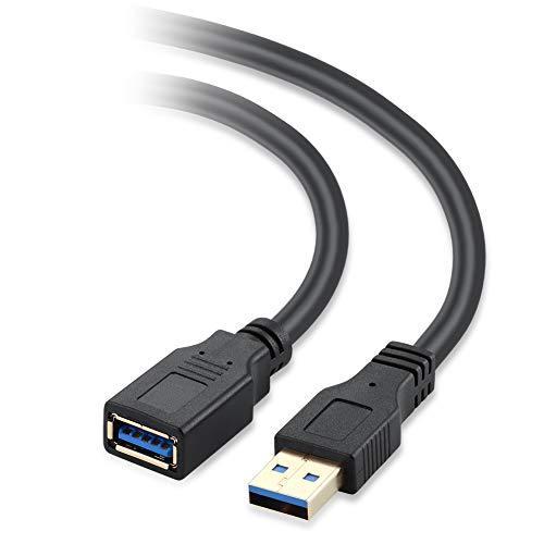 USB 延長 6M、USB3.0延長ケーブル 金メッキコネクタ タイプAオスからAメスへの延長ケーブルコードデータ転送5Gbps、ドライブ、