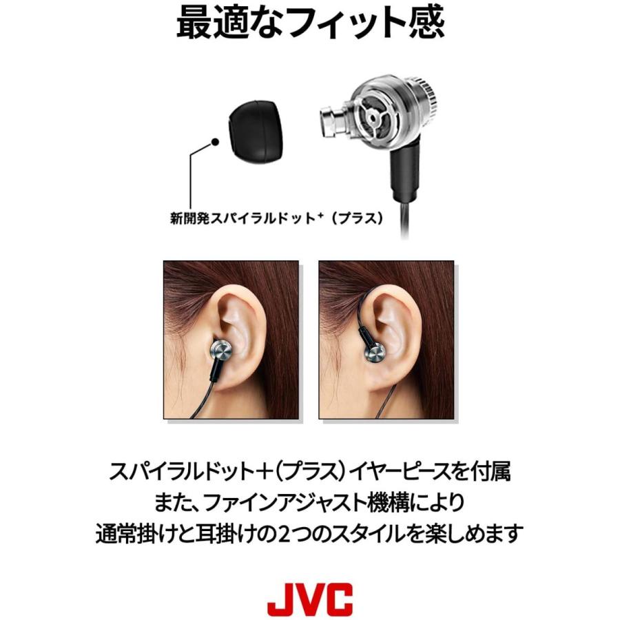 JVC HA-FD01 カナル型イヤホン CLASS-S SOLIDEGE 高解像サウンド リ