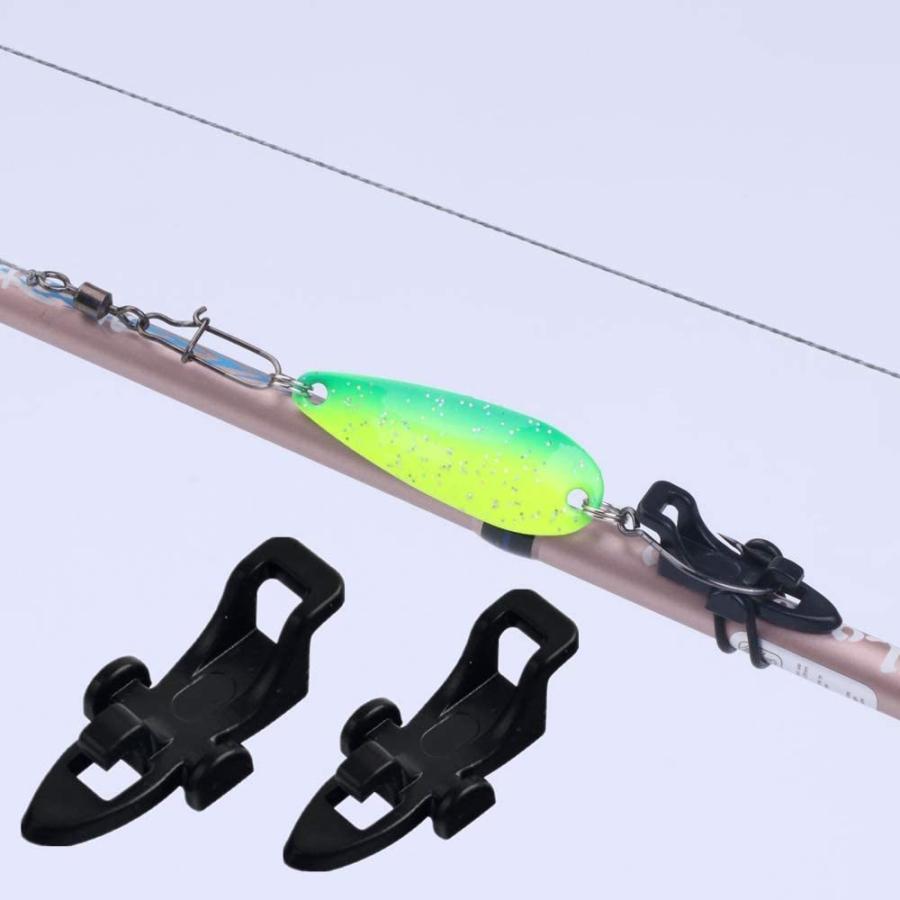 12個セット ルアーフックホルダー ルアー フックキーパー 釣り道具 ルアー用フックキーパー ルアー釣りロッドベルト ゴムリング付き ブラッ Aoi Store 通販 Yahoo ショッピング