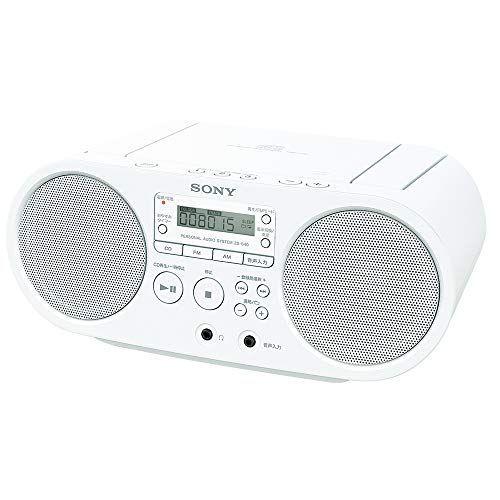 ソニー CDラジオ ZS-S40 : FM/AM/ワイドFM対応 ホワイト ZS-S40 W(11583円)