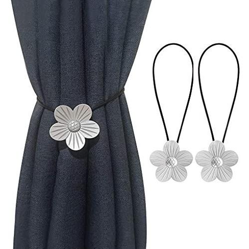 激安 激安特価 送料無料 カーテンバックル カーテンタッセル マグネット カーテン留め飾り 花の形 北欧風 可愛いカーテンアクセサリー 窓掛け 房掛け カーテン留めク