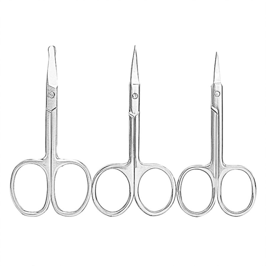 Tatum 鼻毛眉毛髭甘皮ハサミ 3点セット 3種類各1点 用途さまざま 鼻毛はさみ 甘皮ハサミ 眉毛 髪 角質除去 丸いセーフティはさみ Aoi Store 通販 Yahoo ショッピング