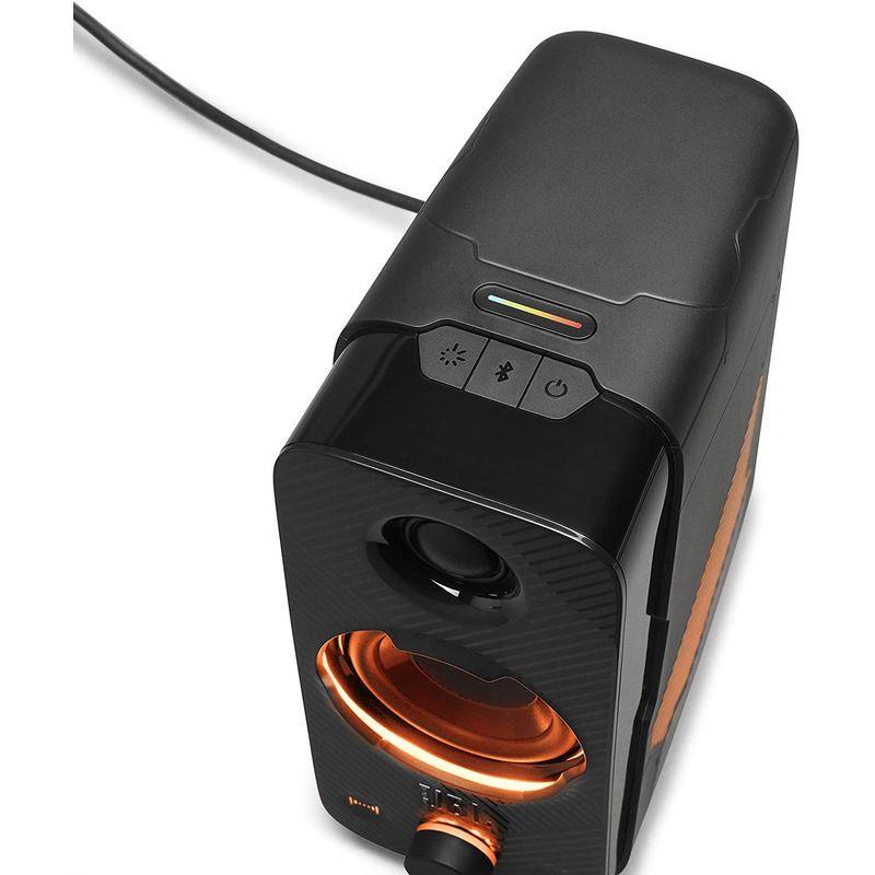 JBL QUANTUM DUO ゲーミングスピーカー/USB 3.5mm 接続/Bluetooth/ワイヤレス スピーカー/サラウンド/ライ QUANTUM DUO ゲーミングスピーカー/USB 5mm 接続/Bluetooth/ワイヤレス スピーカー/サラウンド/ライ