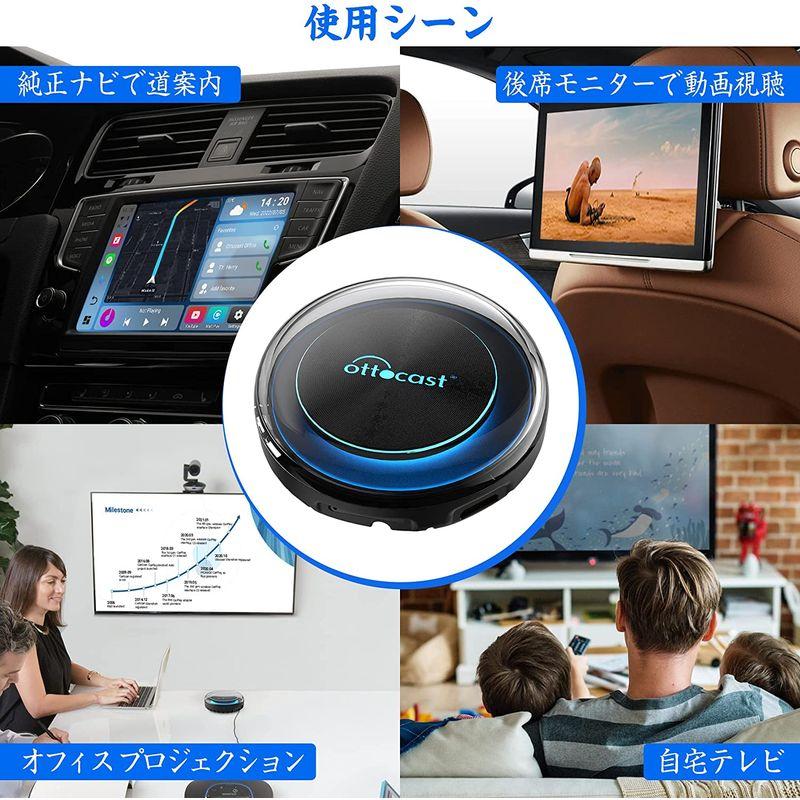 公式Ottocast オットキャスト S40 PICASOU 2?HDMI出力CarPlay AI Box