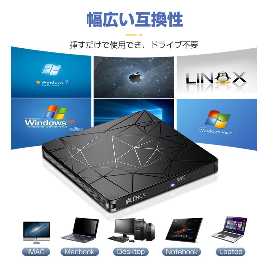 Dvdドライブ 外付け Usb3 0 Cdドライブ Dvd プレイヤー ポータブルドライブ Cd Dvd読取 書込dvd Rw Cd Rw Window Mac Os Xp Vista対応 高速 U3 葵ストア 通販 Yahoo ショッピング