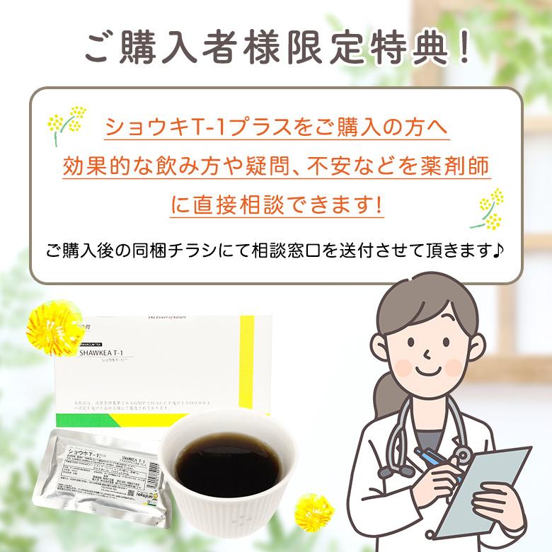 たんぽぽ茶 タンポポ茶 ショウキT-1プラス6箱セット 漢方 妊娠中