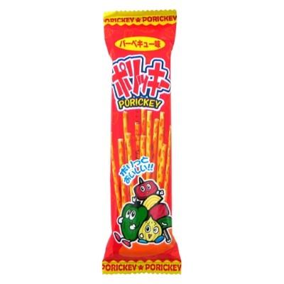 ポリッキー バーベキュー味 ２４入 駄菓子 おやつ 子供会 景品 お祭り くじ引き 縁日 Bs004 あおい玩具ヤフー店 通販 Yahoo ショッピング