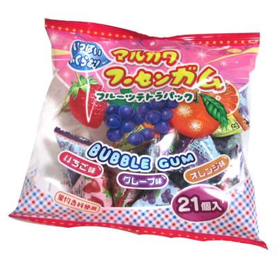フルーツテトラパック マーブルガム 21個入 駄菓子 子供会 景品