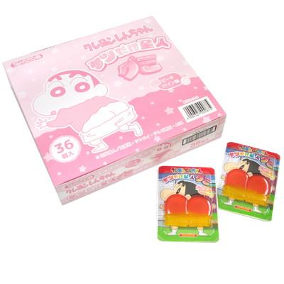 クレヨンしんちゃん ケツだけ星人グミ ピーチ＆パイン味 36入 駄菓子