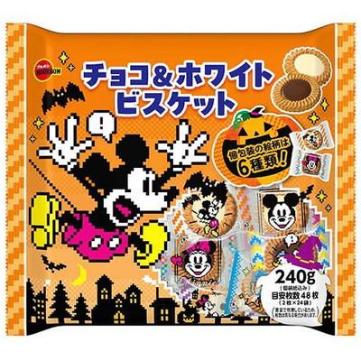 240gディズニー チョコ＆ホワイトビスケットハロウィン（目安枚数48枚