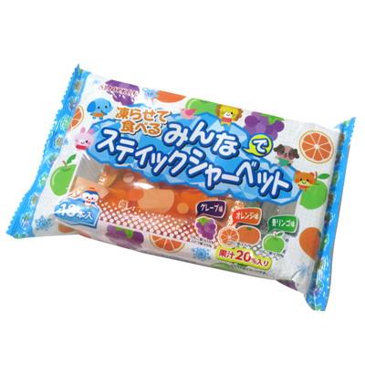 凍らせて食べる みんなでスティックシャーベット18本入 1袋 駄菓子
