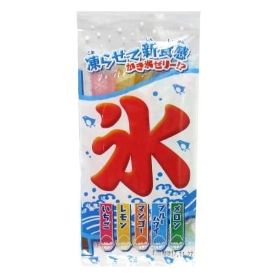 かき氷ゼリー（5本入り） 15袋入 駄菓子 子供会 景品 お祭り