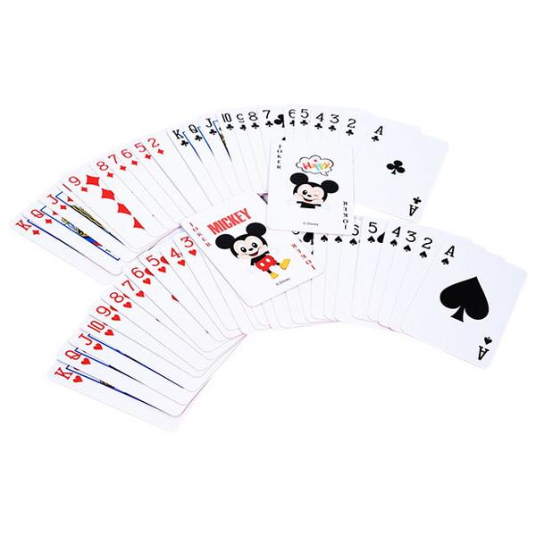 ディズニー顔柄カラフルミニトランプ 25入 景品 おもちゃ 子供会