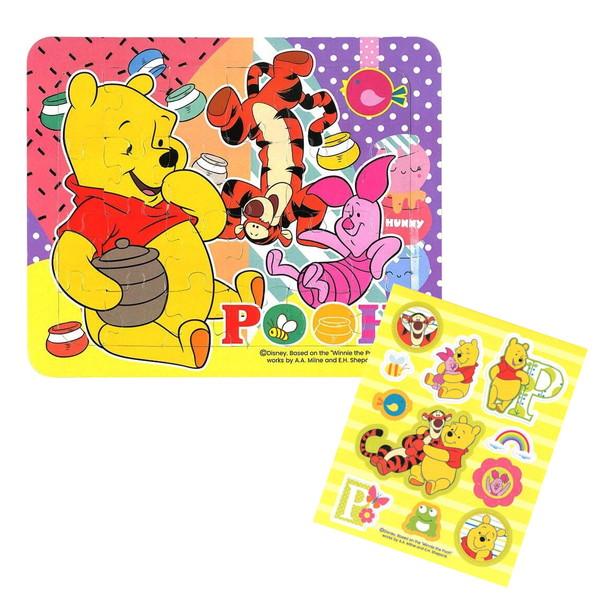 ディズニーパズル＆シールセット 24入 景品 おもちゃ 子供会 お祭り