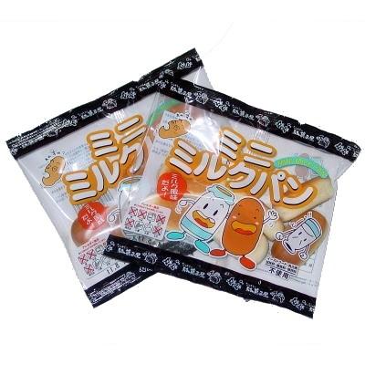 駄菓子屋さんのミニミルクパン 10袋入 駄菓子 子供会 景品 お祭り
