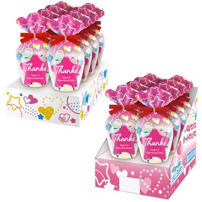 サンクスハートマシュマロ 8入 駄菓子 子供会 景品 お祭り くじ引き