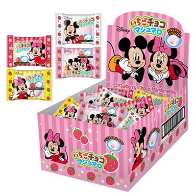 ミッキー&ミニーいちごチョコマシュマロ（箱入） 30入 駄菓子 子供会