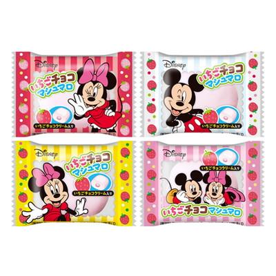 ミッキー&ミニーいちごチョコマシュマロ（箱入） 30入 駄菓子 子供会
