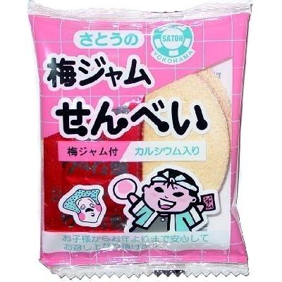 梅ジャムせんべい ３０入　駄菓子 子供会 景品 お祭り くじ引き 縁日｜aoigangu