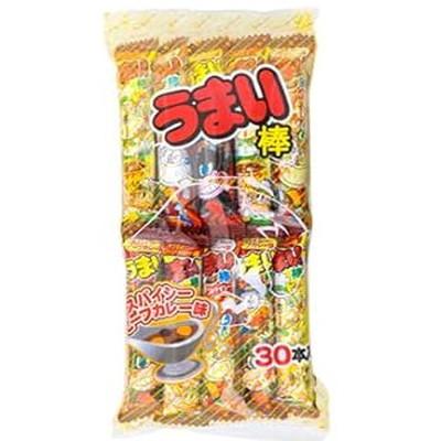 うまい棒 スパイシービーフカレー味 30入 駄菓子 子供会 景品 お祭り
