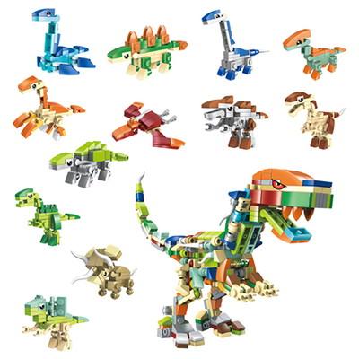 ブロックプラネット ディノワールド 12入 景品 おもちゃ 子供会