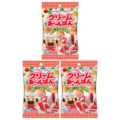 クリームあ〜んぱん練乳いちご袋 10入 駄菓子 子供会 景品 お祭り