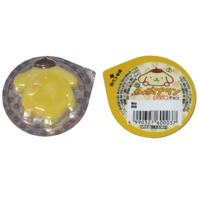 ポムポムプリンレリーフチョコ（プリン味）おみくじ付 ５０入　駄菓子 子供会 景品 お祭り くじ引き 縁日｜aoigangu｜02