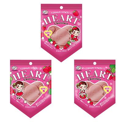 1枚ペコちゃんハートチョコレート（あまおう苺） 10入 駄菓子 子供