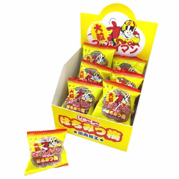 スッパイマン 大粒じゅーしーはちみつ梅 18入 駄菓子 子供会 景品