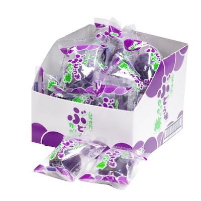 ムラオカのぶどう味カリカリ梅 20入 駄菓子 子供会 景品 お祭り