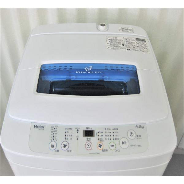 洗濯機　4.2㎏　ハイアール　JW-K42M　リユース品　価格　15,800円 Amazon.co.jp: ハイアール JW-K42M-W ホワイト [全自動洗濯機 (洗濯4.2